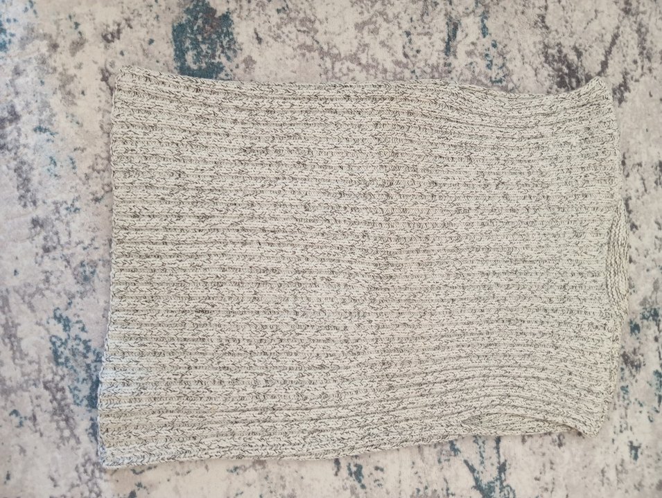 gri el örgüsü yelek - Görsel 2