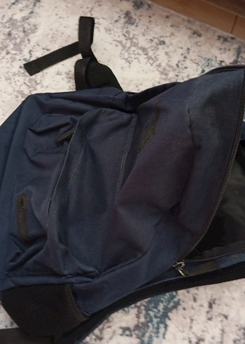 Okul Lacivert Sırtta Çanta Fermuarlı - Görsel 2