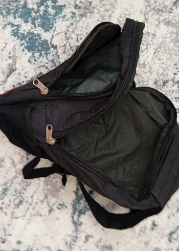 Erkek Siyah Fermuarlı Sırt Çantası - Görsel 3