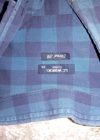 Erkek Lacivert Kısa Kollu Düğmeli Gömlek - Görsel 2