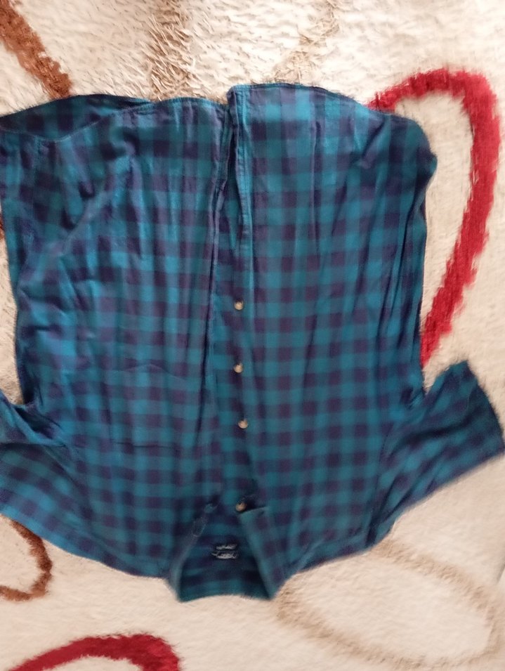 Erkek Lacivert Kısa Kollu Düğmeli Gömlek - Görsel 3