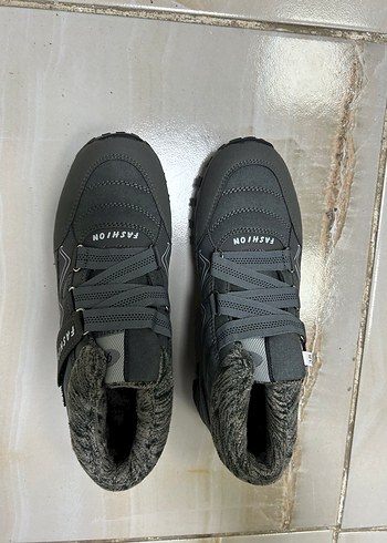 Gri Outdoor Kışlık Spor Ayakkabı - Görsel 7