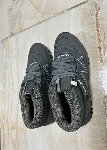 Gri Outdoor Kışlık Spor Ayakkabı - Görsel 4