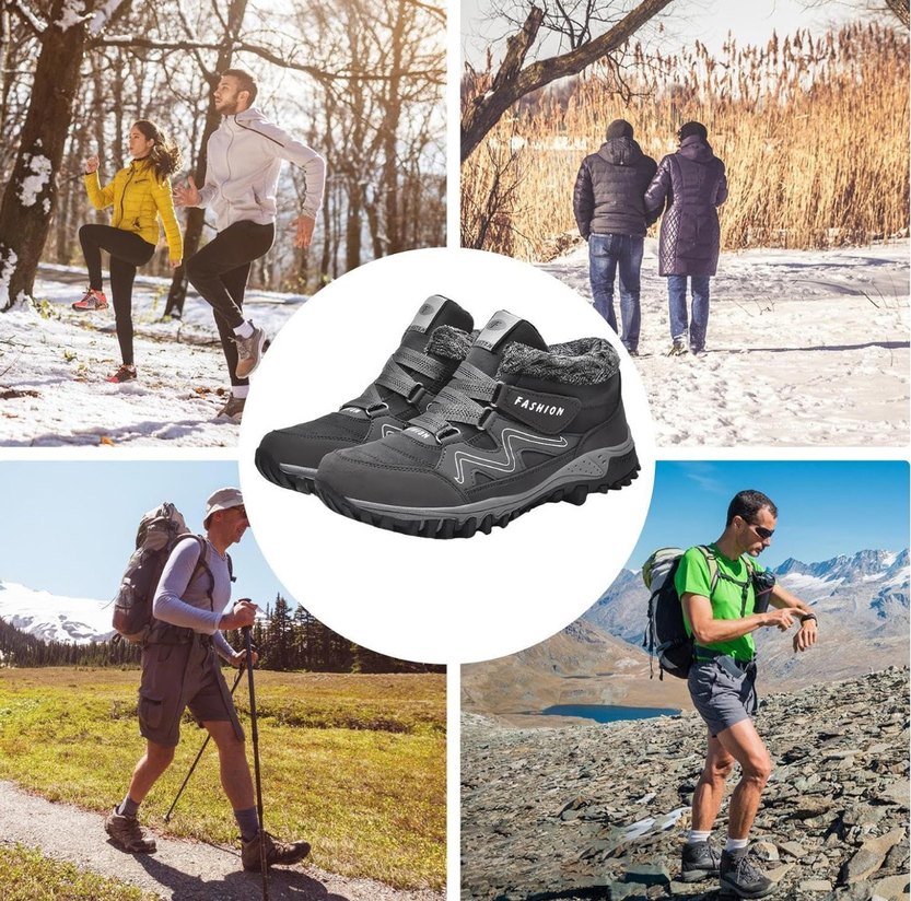 Gri Outdoor Kışlık Spor Ayakkabı - Görsel 3