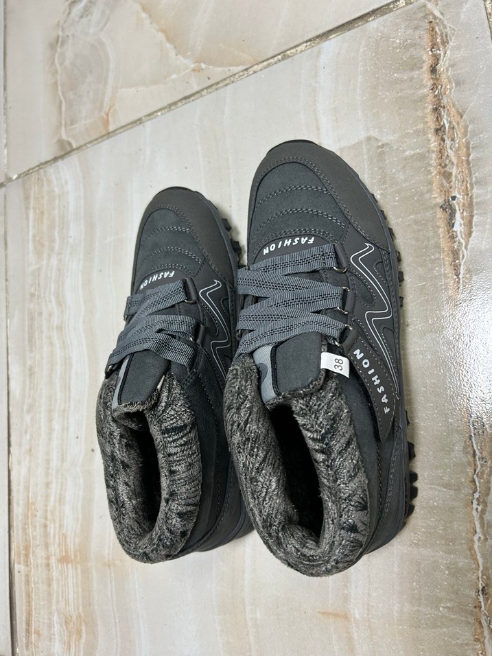 Gri Outdoor Kışlık Spor Ayakkabı - Görsel 4