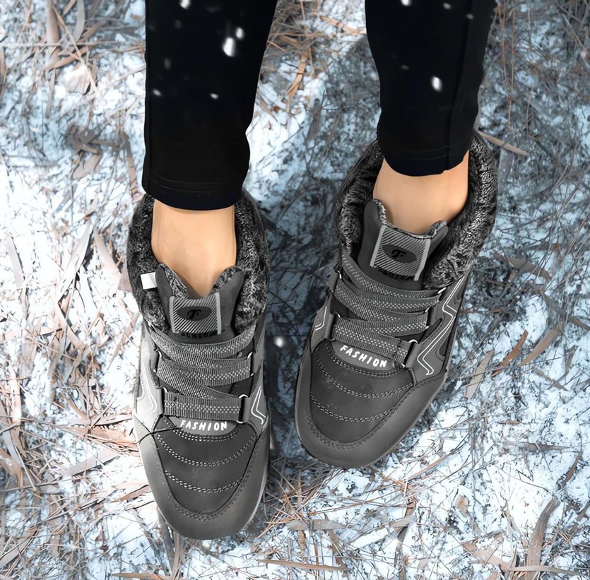 Gri Outdoor Kışlık Spor Ayakkabı - Görsel 2