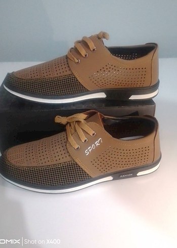 Bağcıklı Kahverengi Erkek Günlük Spor Ayakkabı - Görsel 3