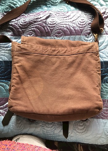 Kahverengi  Postacı Çantası Tokalı - Görsel 2