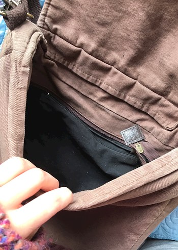 Kahverengi  Postacı Çantası Tokalı - Görsel 3