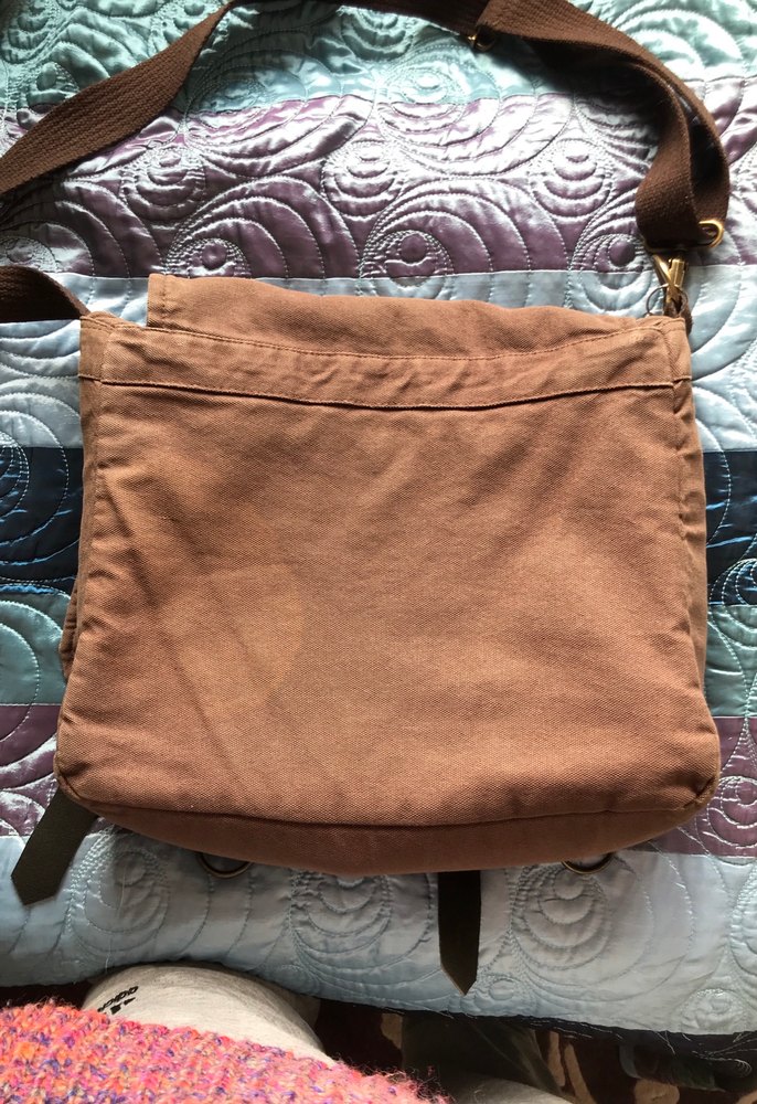 Kahverengi  Postacı Çantası Tokalı - Görsel 2