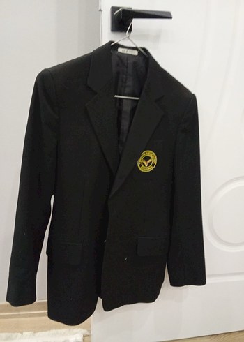 Siyah Parlak İş Erkek Rozeti - Görsel 2