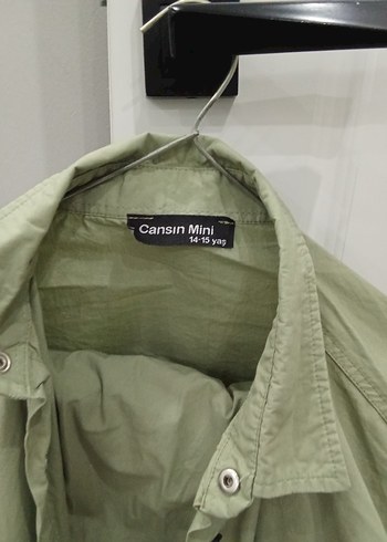 Düğmeli Haki Erkek 13/14yaşgömlek kargo pantolon - Görsel 2