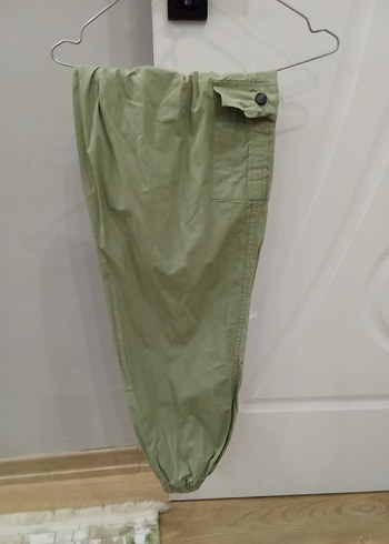 Düğmeli Haki Erkek 13/14yaşgömlek kargo pantolon - Görsel 3