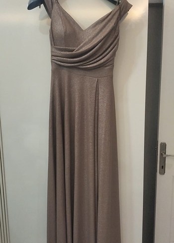 bej rengi abiye - Görsel 2