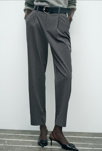 l Beden ZARA CARROT FİT PANTOLON