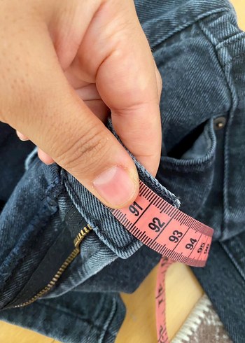40 Beden gri Renk Gri Mini Denim Kadın Jean