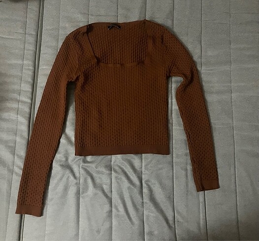 Trendyol kısa kahverengi body