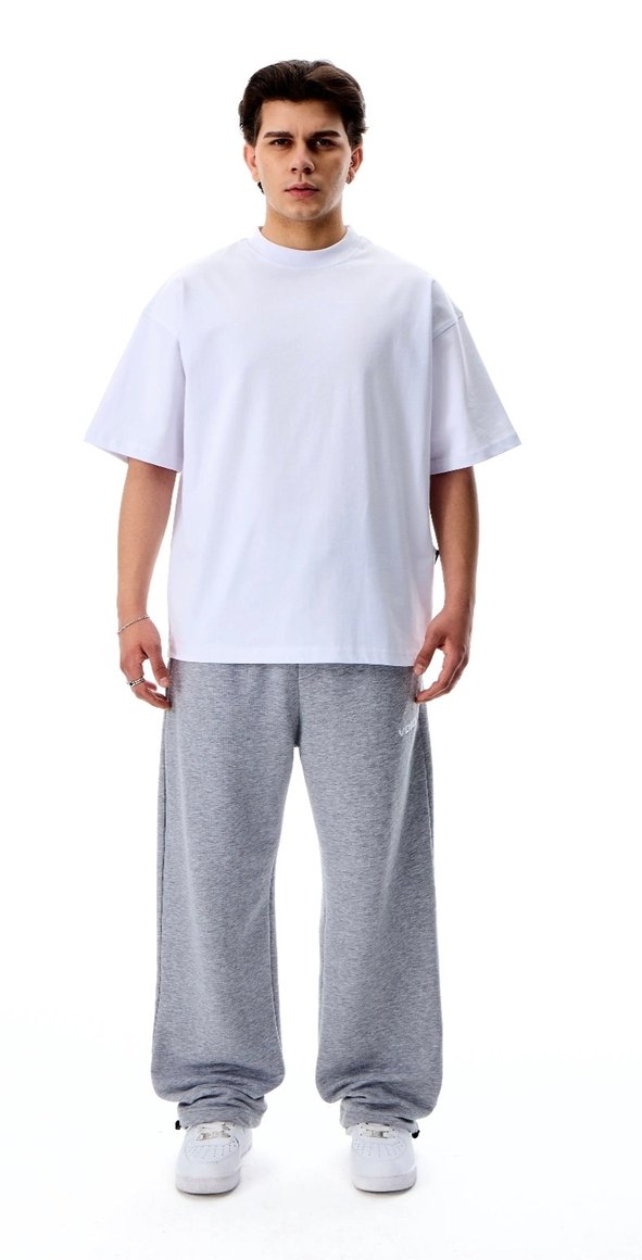 VOID Marka Gri Wide-Leg Eşofman Altı XL - Görsel 5