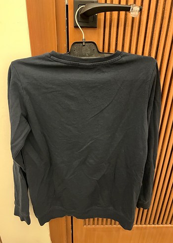 USPA Baskılı Siyah Erkek Sweatshirt - Görsel 2