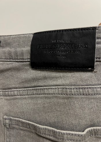 Erkek Gri Pierre Cardin Jean - Görsel 3
