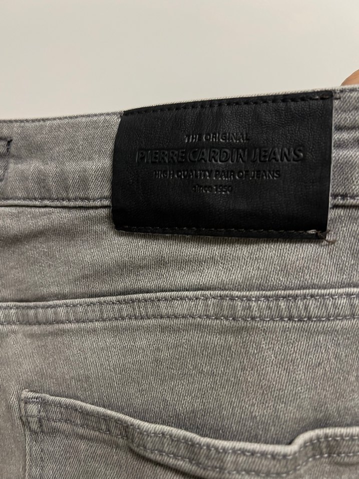 Erkek Gri Pierre Cardin Jean - Görsel 3