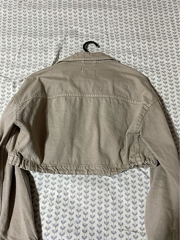 s Beden camel Renk Crop ceket
