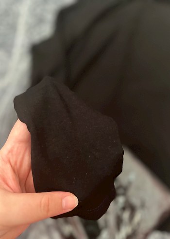Diğer Siyah sade penye %100 pamuk