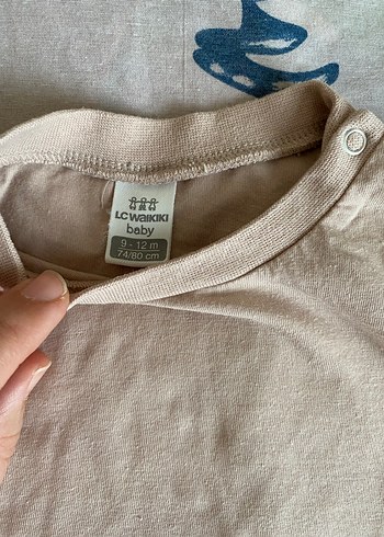 Çocuk Bej ve Krem Renk Düz Tişörtler - Görsel 2