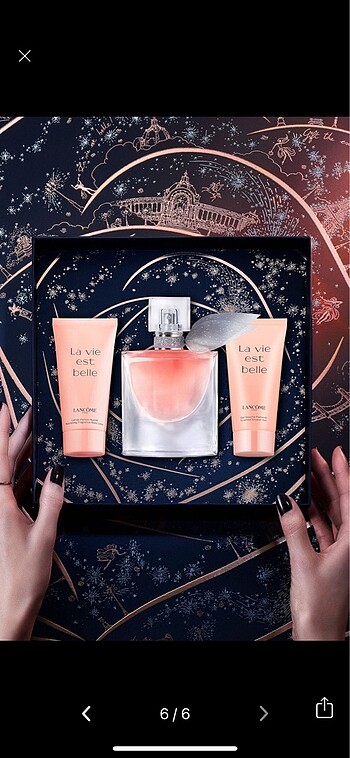 Lancome La Vie Est Belle Edp 30ml Parfüm Krem ve Duş jeli Seti