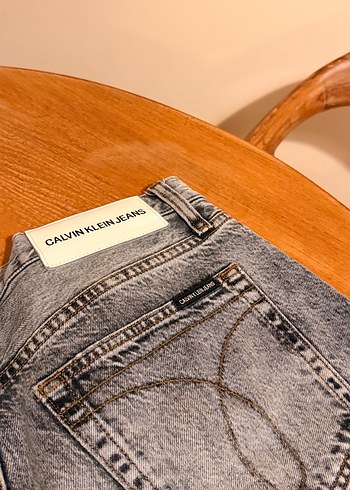 Calvin Klein Jeans Acik Gri Denim Jean