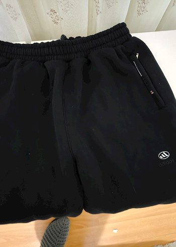 Erkek Siyah Fermuarlı Rahat Kesim Eşofman Altı - Görsel 2