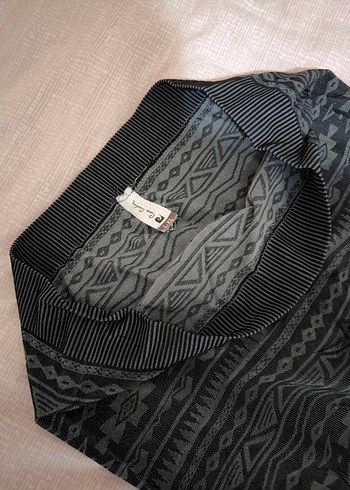 Kadın Siyah Zebra Desenli Esnek Tayt 2 adet - Görsel 6