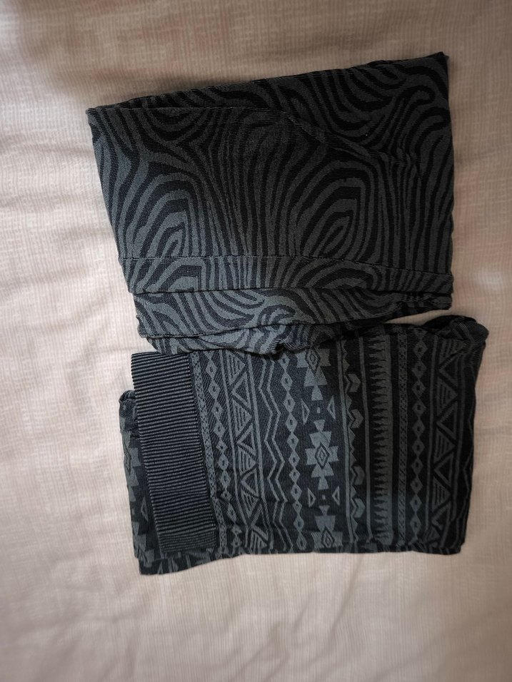 Kadın Siyah Zebra Desenli Esnek Tayt 2 adet - Görsel 5