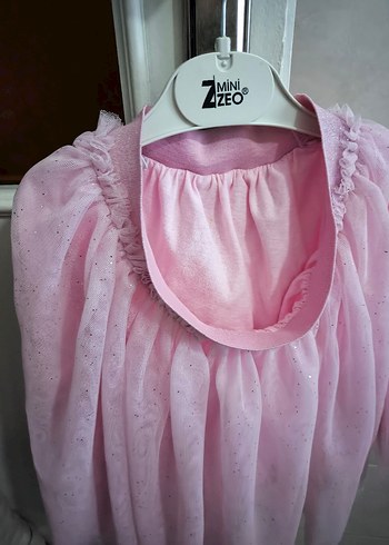 Pembe Kız Çocuk Fırfırlı Etek - Görsel 3