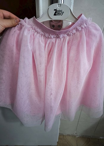 Pembe Kız Çocuk Fırfırlı Etek - Görsel 5