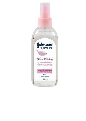 Johnson's 24 Saat Nemlendirici Sprey Vücut Yağı 150 ml