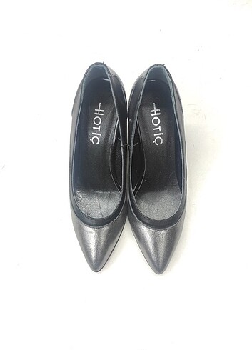 Hakiki deri stiletto kadın ayakkabı 