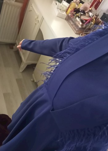 46 Beden Lacivert Salaş Hamile Pantolonu