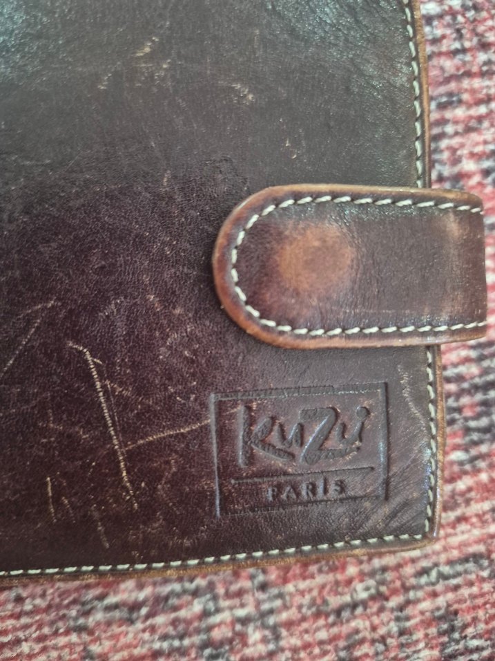 Kahverengi Vintage Erkek Cüzdanı - Görsel 2