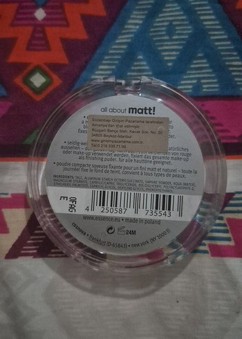 Essence All About Matt! Sabitleyici Pudra - Görsel 2