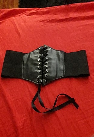 siyah goth korse