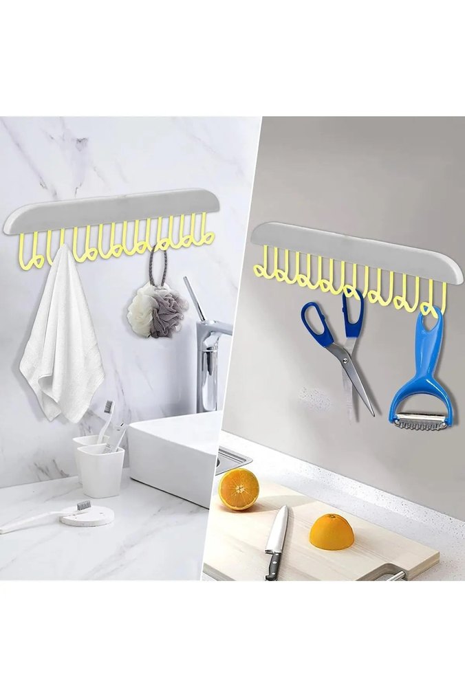 Pastel Renkli Çoklu Askılık Organizer - Görsel 2