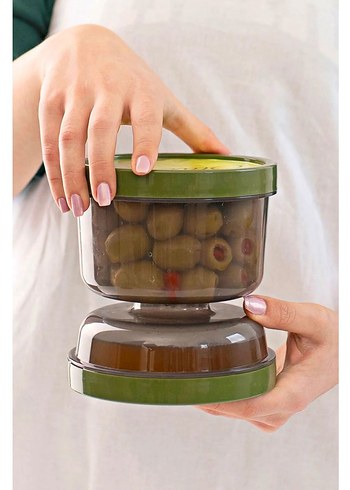 Süzgeçli turşu ve zeytin kabı - Görsel 2