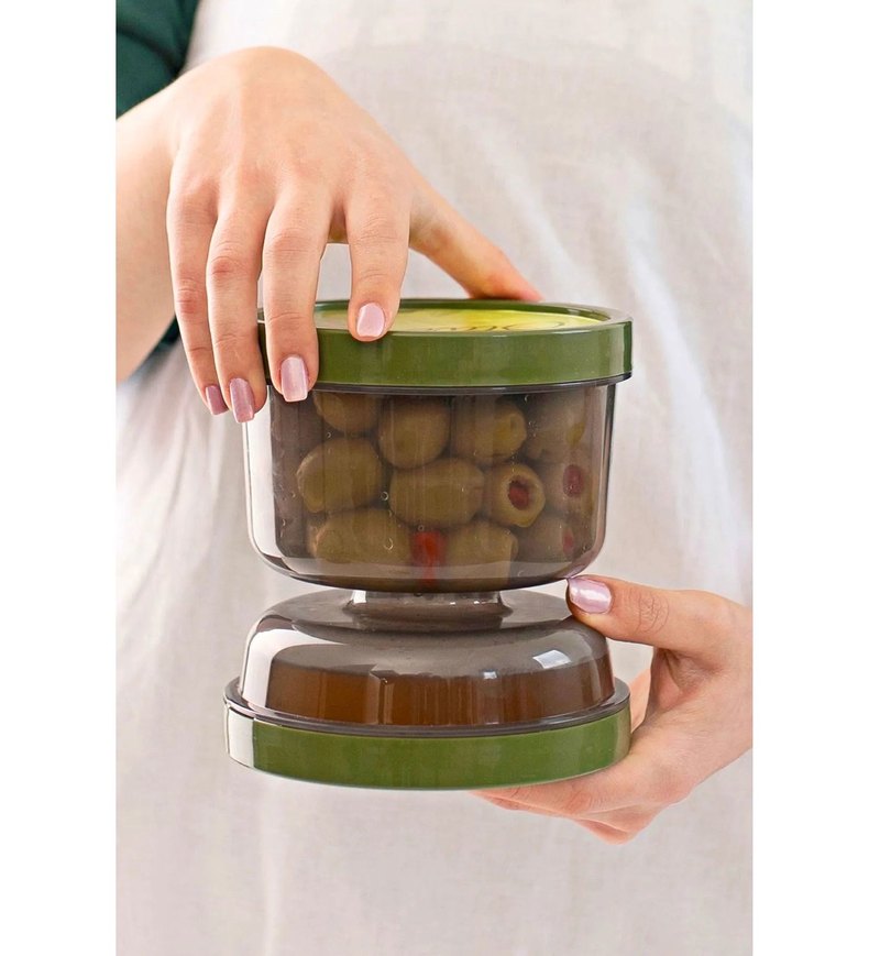 Süzgeçli turşu ve zeytin kabı - Görsel 2