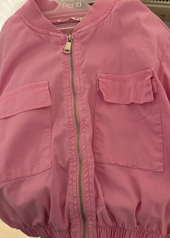 Kız çocuk keten ceket - Görsel 2