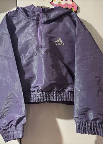 Mor Parlak Kız çocuk Spor Ceket - Görsel 3