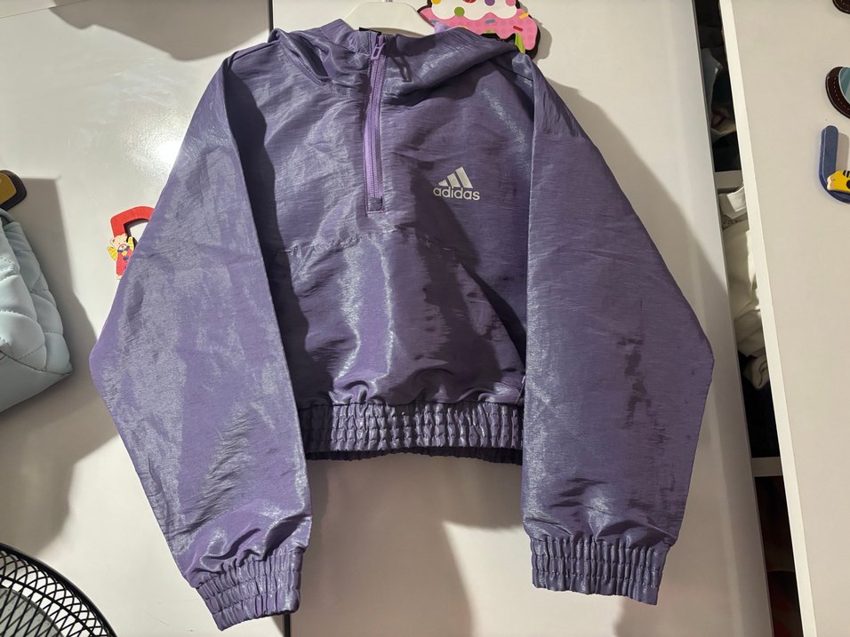 Mor Parlak Kız çocuk Spor Ceket - Görsel 3