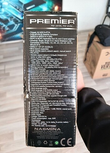 Premier marka Hd uydu alıcısı  - Görsel 6