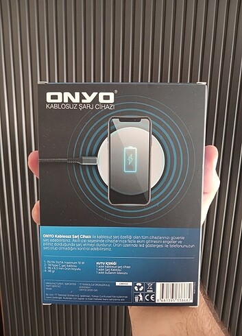 Onyo 10W Kablosuz şarj cihazı - Görsel 2