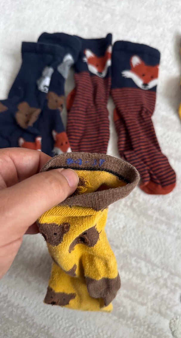 Erkek Çocuk Desenli Çok Renkli Çorap Seti 3 lü - Görsel 2